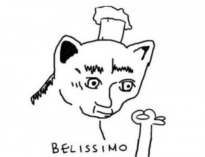 Create meme: bellissimo meme cat, meme Belissimo, cat Belissimo