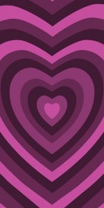Создать мем: сердце 2022 обои, сердечки фон из тик, обои сердце пинтерест фиолетовый