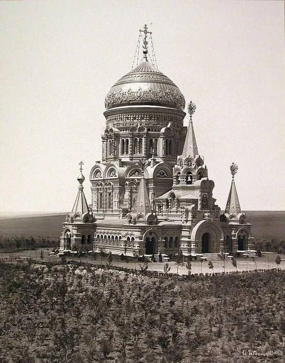 Create meme: Cathedral of Christ the Savior in Borki, cathedral of christ the savior, the Cathedral of Christ the Savior of the Saviours skete