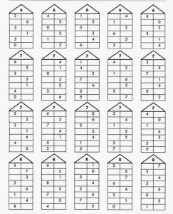 Create meme: composition number 7 houses print, part number, houses part numbers