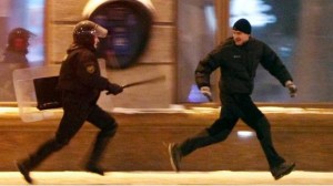 Create meme: people running from the police meme, run from the police, man escapes from police
