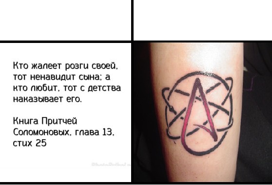 Create meme "atheist tattoo, tattoo atheism, tattoo anarchy" - Pictures - Meme-arsenal.com