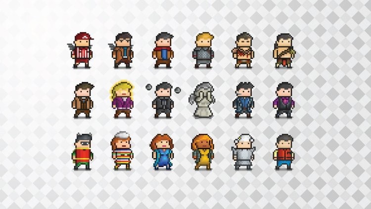 Create meme: pixel art characters, pixel characters, 2d game character pixel