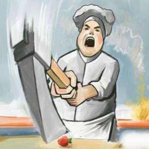 Create meme: angry chef, And now, Sam get fiyah angry chef