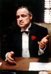 Create meme: meme of don Corleone, don Corleone respect, Vito Corleone