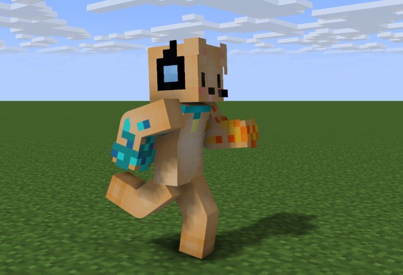 Create meme: minecraft animation , noob in minecraft, play minecraft