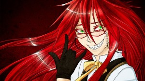 Create meme: grell, Grell Sutcliffe crying, anime black Butler cosplay Grell Sutcliffe