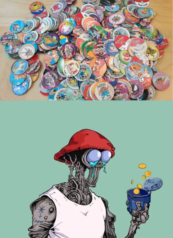 Create meme: Chupa caps chips 90, chips caps of the 90s, chips of the 90s