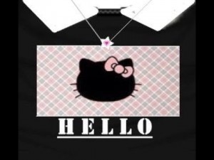 Create meme roblox kitty t-shirts, hello kitty, hello kitty emo stickers  - Pictures 