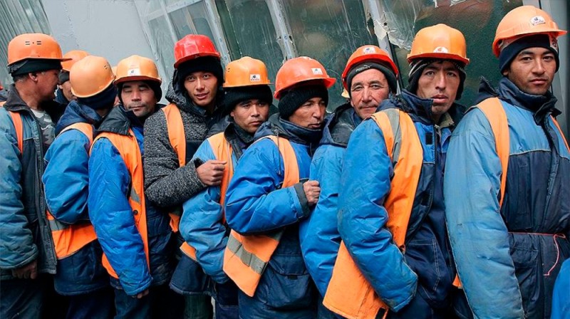 Create meme: migrant workers , migrants , migrant workers in Russia