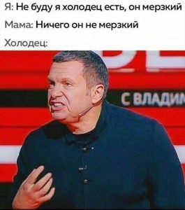 Create meme: the evening with Solovyov, Vladimir Solovyov