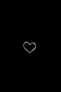 Create meme: broken heart on black background, black background Wallpaper for iPhone, heart on black background