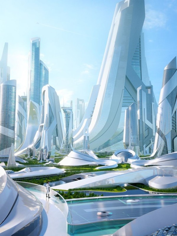 Create meme: the architecture of the future, city of the future project, a beautiful city of the future