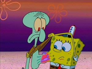 Create meme: spongebob and squidward, sponge Bob square pants