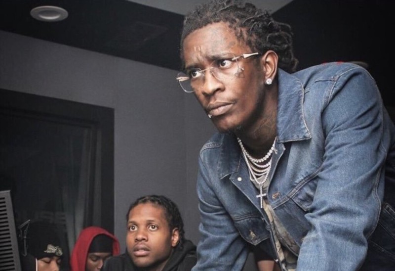 Create meme: Young thug and Lil Durk at the studio, yang tag, young thug meme