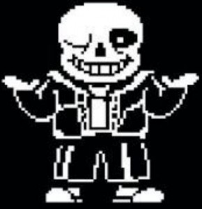 Create meme: sans, sans pixel art, sans pixel black and white