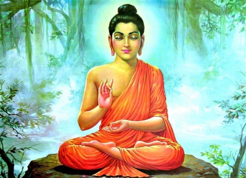 Create meme: siddhartha gautama buddha, Buddha Krishna, the indian god buddha