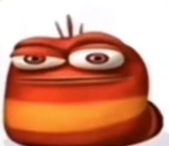 Create meme: larva red, pepe stickers, Pepe 