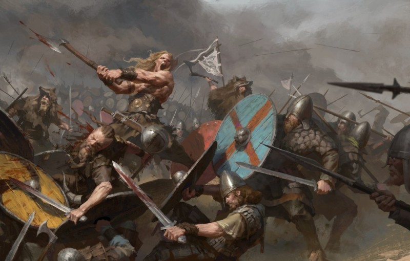 Создать мем: crusader kings 3 викинги, бой викингов, мариуш козик викинги