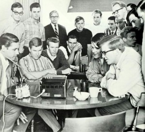 Create meme: chess player, Cary grant and Randolph Scott, chess party Botvinnik
