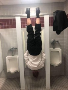 Create meme: upside down, urinal, toilet