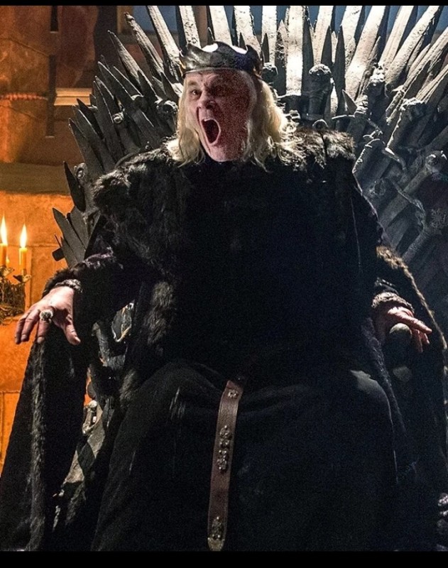 Create meme: The mad king game of thrones, game of thrones , Aegon Targaryen the mad king