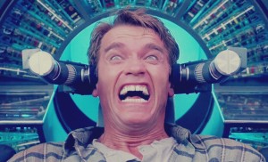 Create meme: Schwarzenegger movie about Mars, Still from the film, total recall