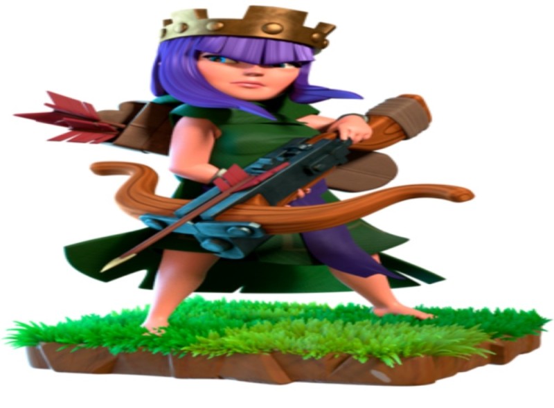 Создать мем: королева лучниц из clash of clans, clash of clans archer, лучница клэш оф кланс