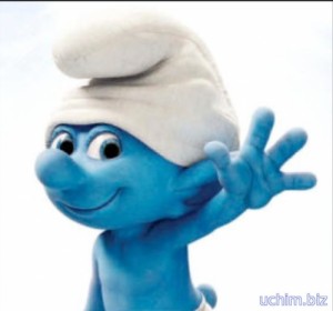 Create meme: growler, clumsy, smurf