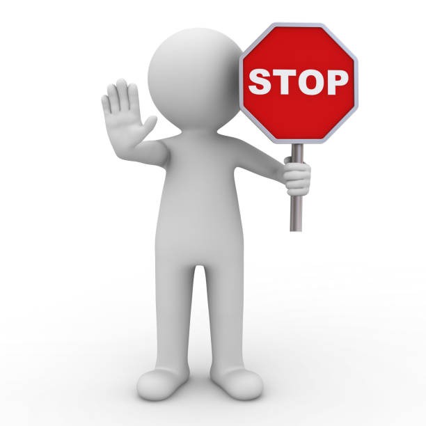 Create meme: man stop, a person with a stop sign, stop sign