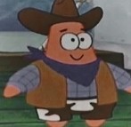 Create meme: memes, character, Patrick cowboy