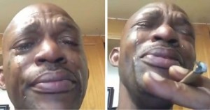 Create meme: crying black man, ebony crying