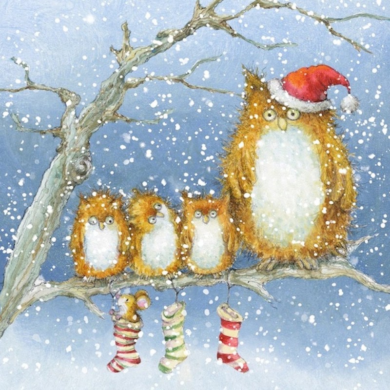 Создать мем: открытки хорошего зимнего, новогодние открытки с птичками, открытка зимняя