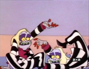 Создать мем: мультфильм битлджус мер, beetlejuice cartoon, битлджус мультик 1 сезон