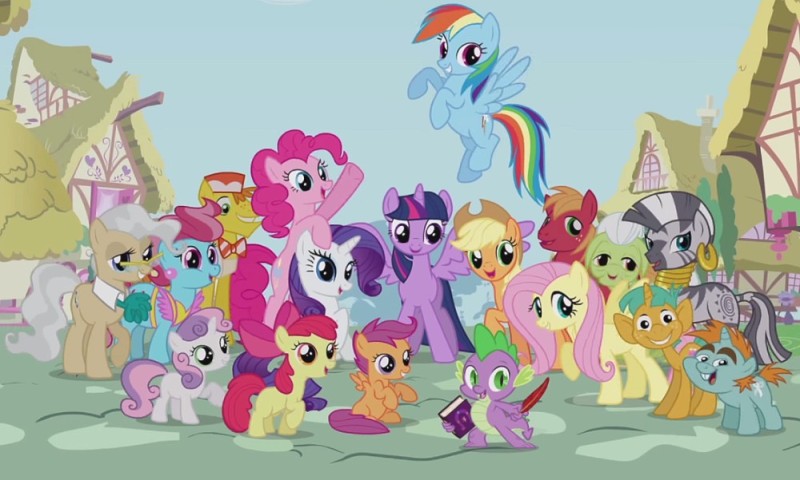 Create meme: friendship is a miracle, my little pony friendship is magic , ponyville 