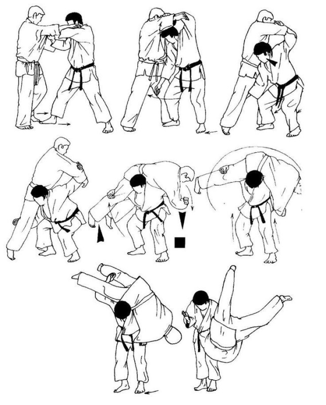 Create meme: basic judo techniques, judo techniques for beginners, judo techniques