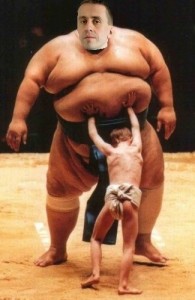 Создать мем: самый толстый сумоист, борец сумо, сумоист мем