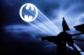 Create meme: Batman spotlight in the sky, bat signal