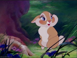 Create meme: Bambi zaychiha, rabbits Bambi disney, rabbits from Bambi