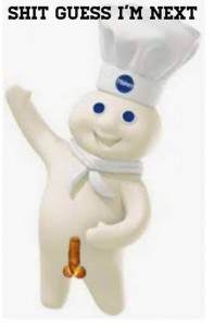 Create meme: doughboy, Pillsbury Bake-Off, pillsbury Doughboy