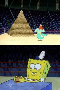 Create meme: spongebob and his friends, spongebob meme, sponge Bob square pants