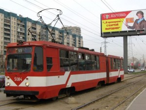 Create meme: tram, tram LAN, trams in Saint Petersburg