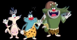 Create meme: Oggy Oggy Oggy, oggy and Jack, Auggie and Cucaracha