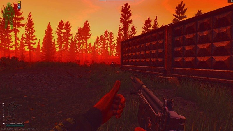 Create meme: firewatch game gameplay, tarkov sunset, tarkov forest