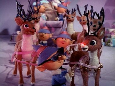 Create meme: Rudolph the Red–Nosed Deer (1964), Rudolph the Red-nosed Deer cartoon 1964, Rudolph the fawn cartoon