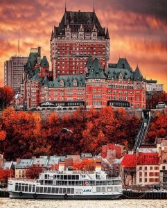 Create meme: frontenac, Chateau Frontenac, Chateau Frontenac Canada