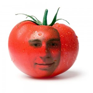 Создать мем: помидор с французского на русский язык, злой помидор, мистер помидор