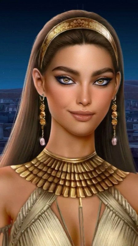 Создать мем: арт фэнтези египет клеопатра, древний египет клеопатра, египетская царица клеопатра