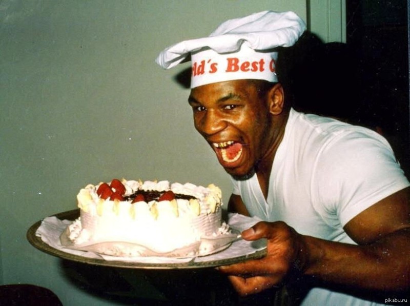 Create meme: cake with Mike Tyson, The negro cake, .Mike Tyson and Desiree Washington Mike