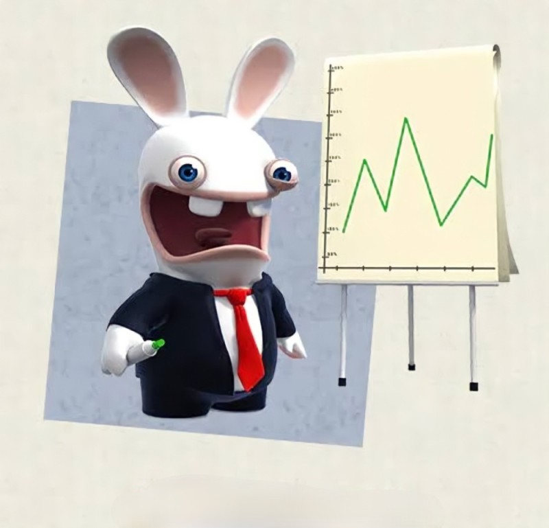Создать мем: злой кролик, сумасшедший кролик, бешеный заяц
